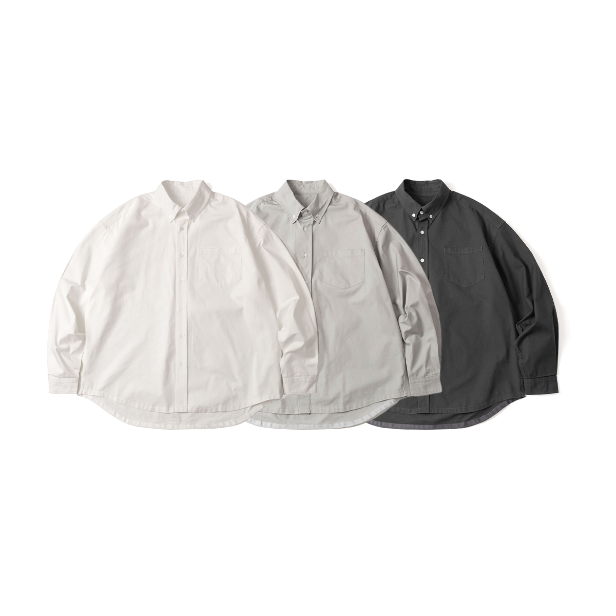 OurPick Oxford LS Shirt 寬版牛津襯衫 3色