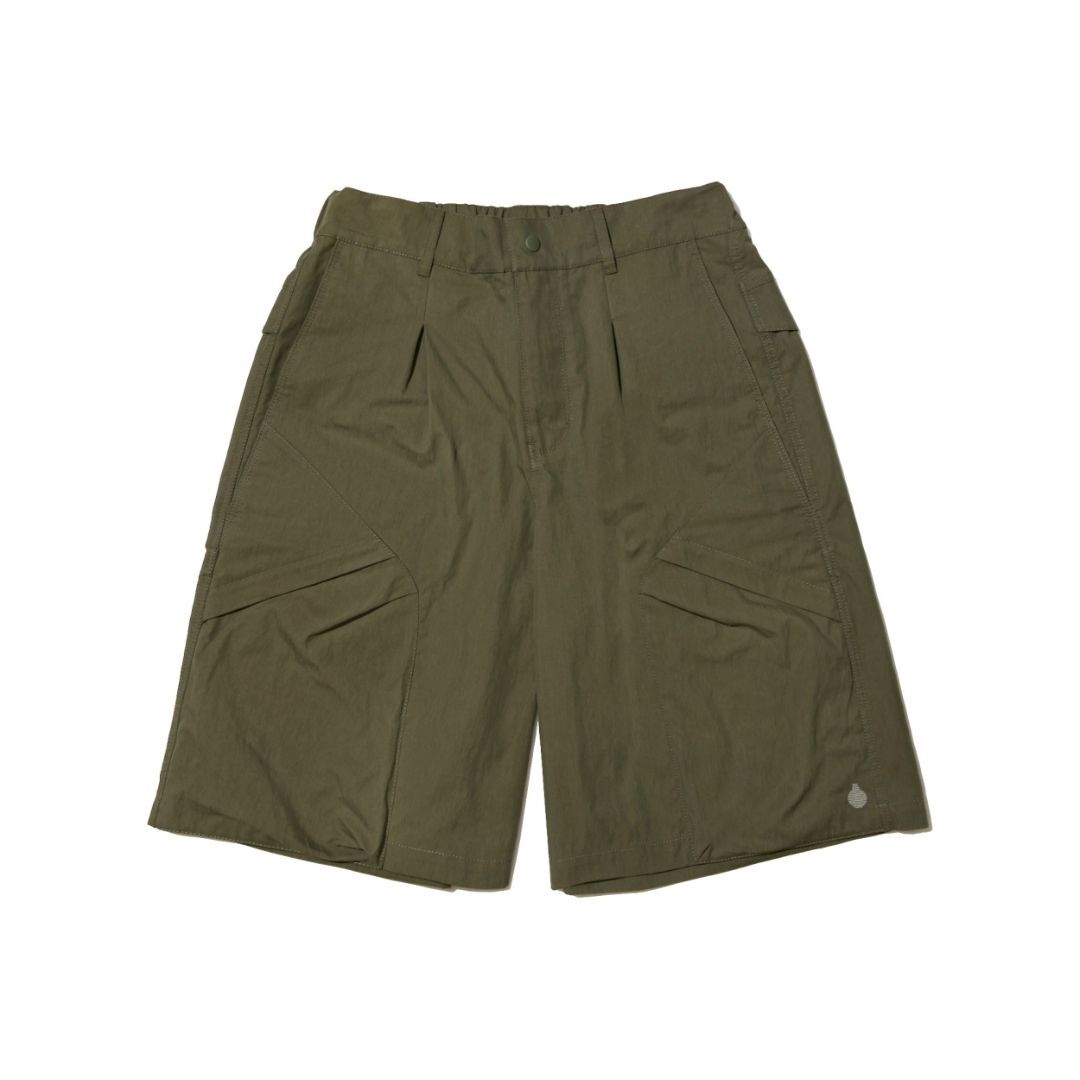 ODE DOUBLE PLEATS CARGO SHORT