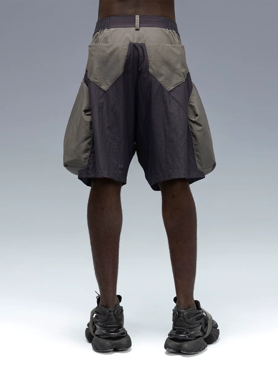 XIPHEVIL「暗鱗紫星弧繭袋機能速乾短褲」