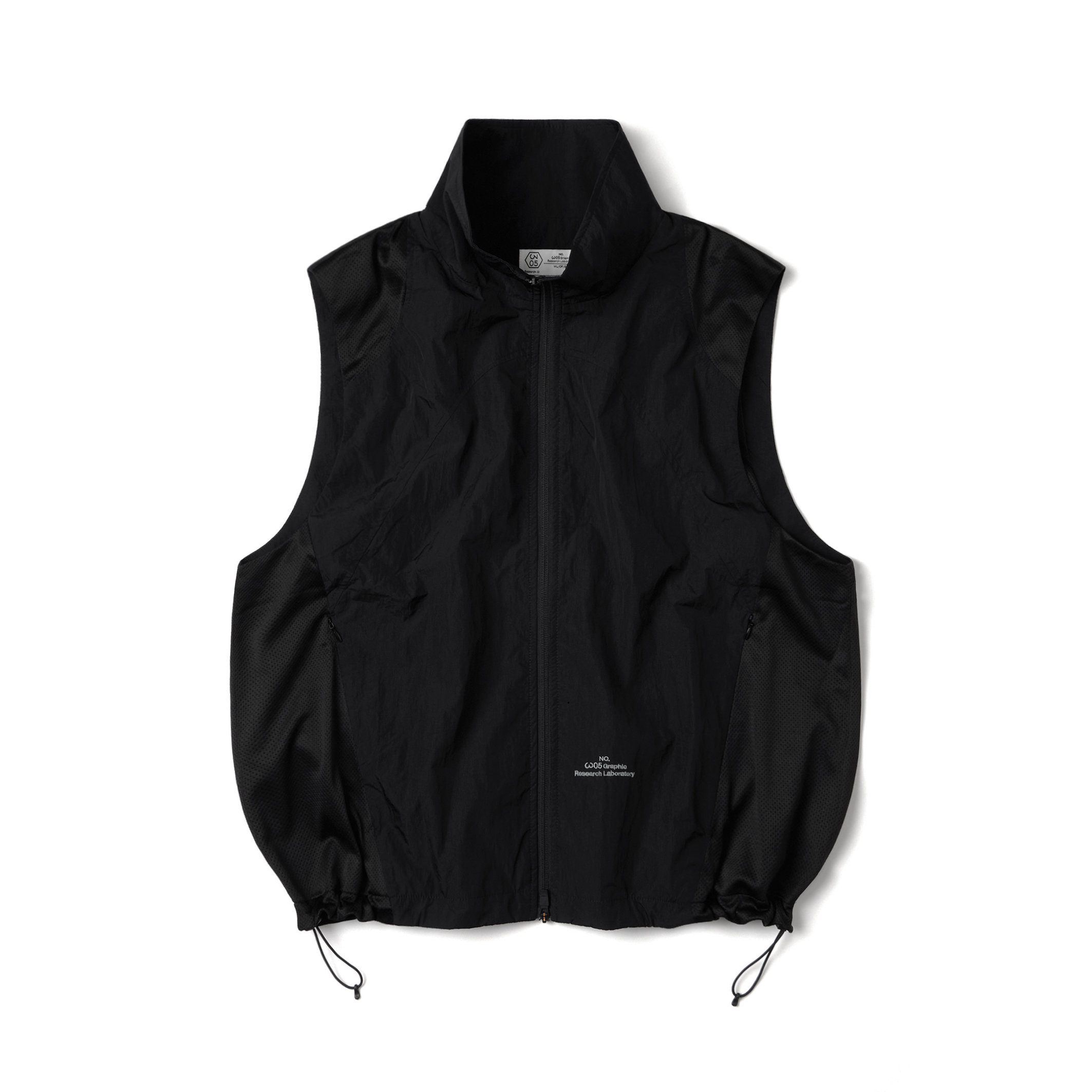 Wall of Sound - 6:44/“SWORDFISH” Airy Shell Vest - Black