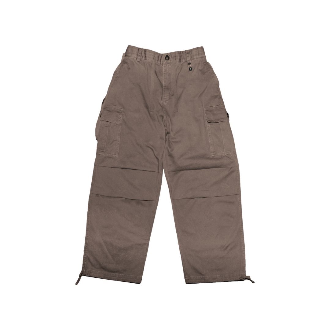 ODE KNEE PLEATED CARGO PANTS