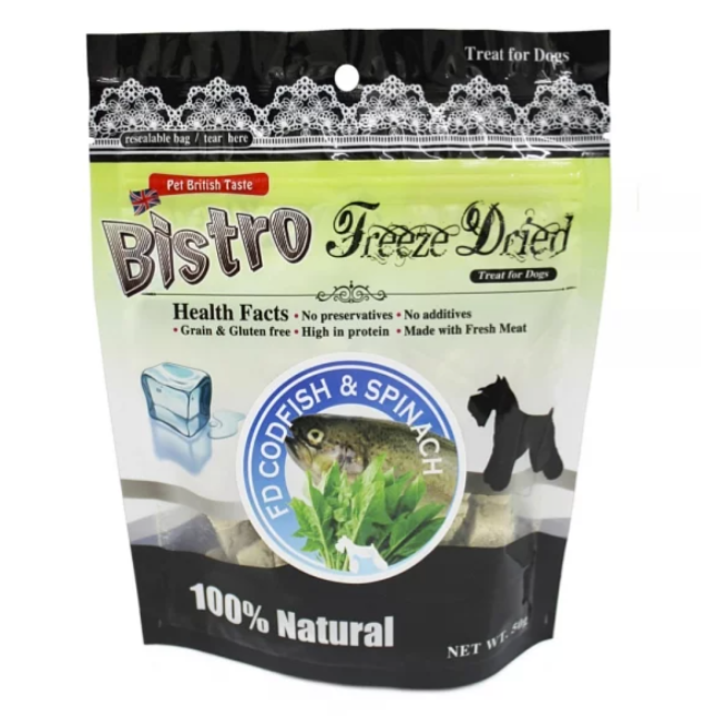 FD Dehydrated Cod Fish and Spinach