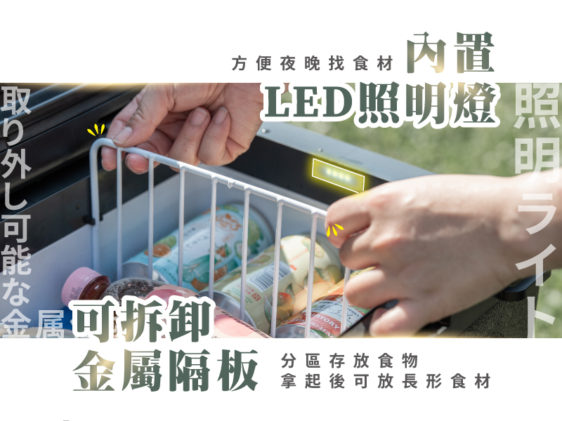 【SANSUI山水】KUSA 戶外露營用手提行動冰箱20L SL-M20