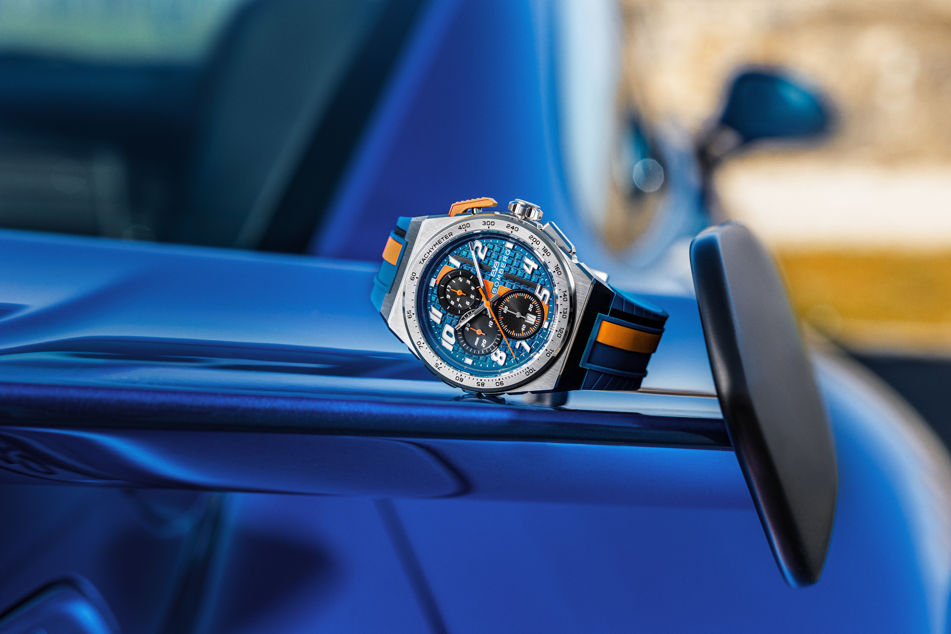 Bomberg, 炸彈錶,APEX 系列, APEX ML,賽道烈焰計時碼錶,賽車計時碼錶,NT42CHSS.01-11.12