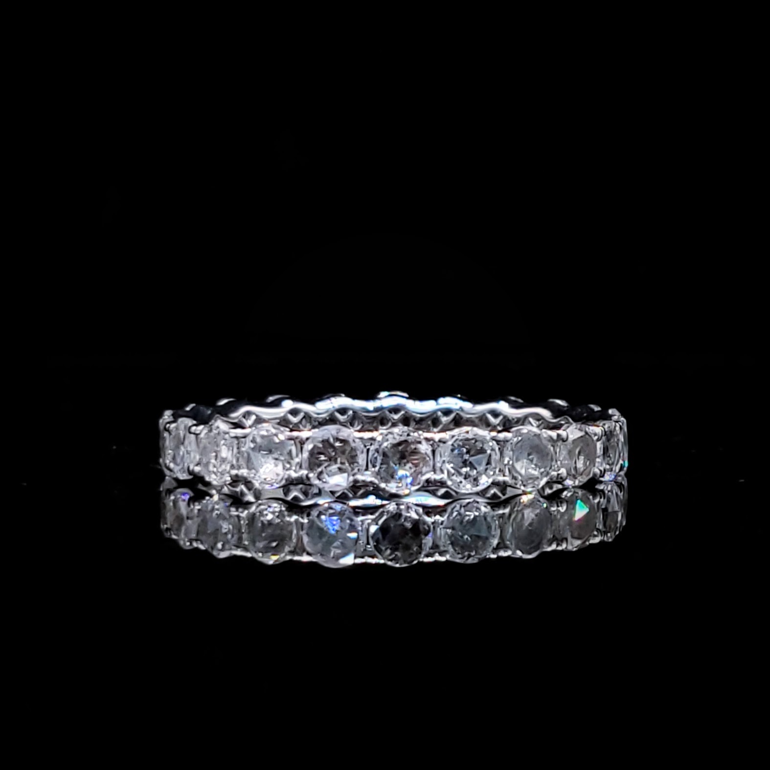 18K White Gold 2.17ct Diamond Eternity Ring