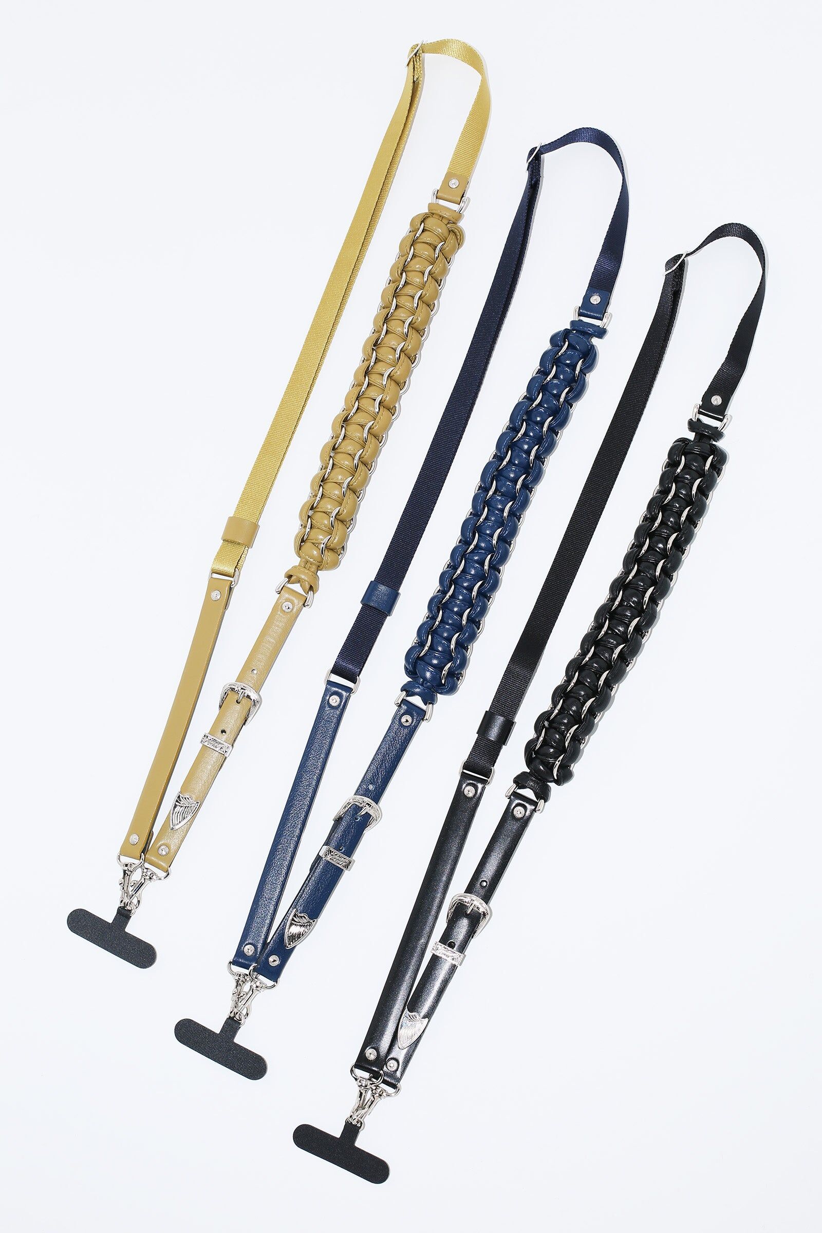 預購┃日本製 TOGA LEATHER BRAID PHONE STRAP 金屬 牛皮 編織 含墊片 背帶 手機繩