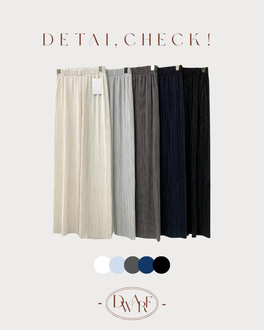 《KR》樹枝紋顯高悠閒長褲 (可剪褲腳)