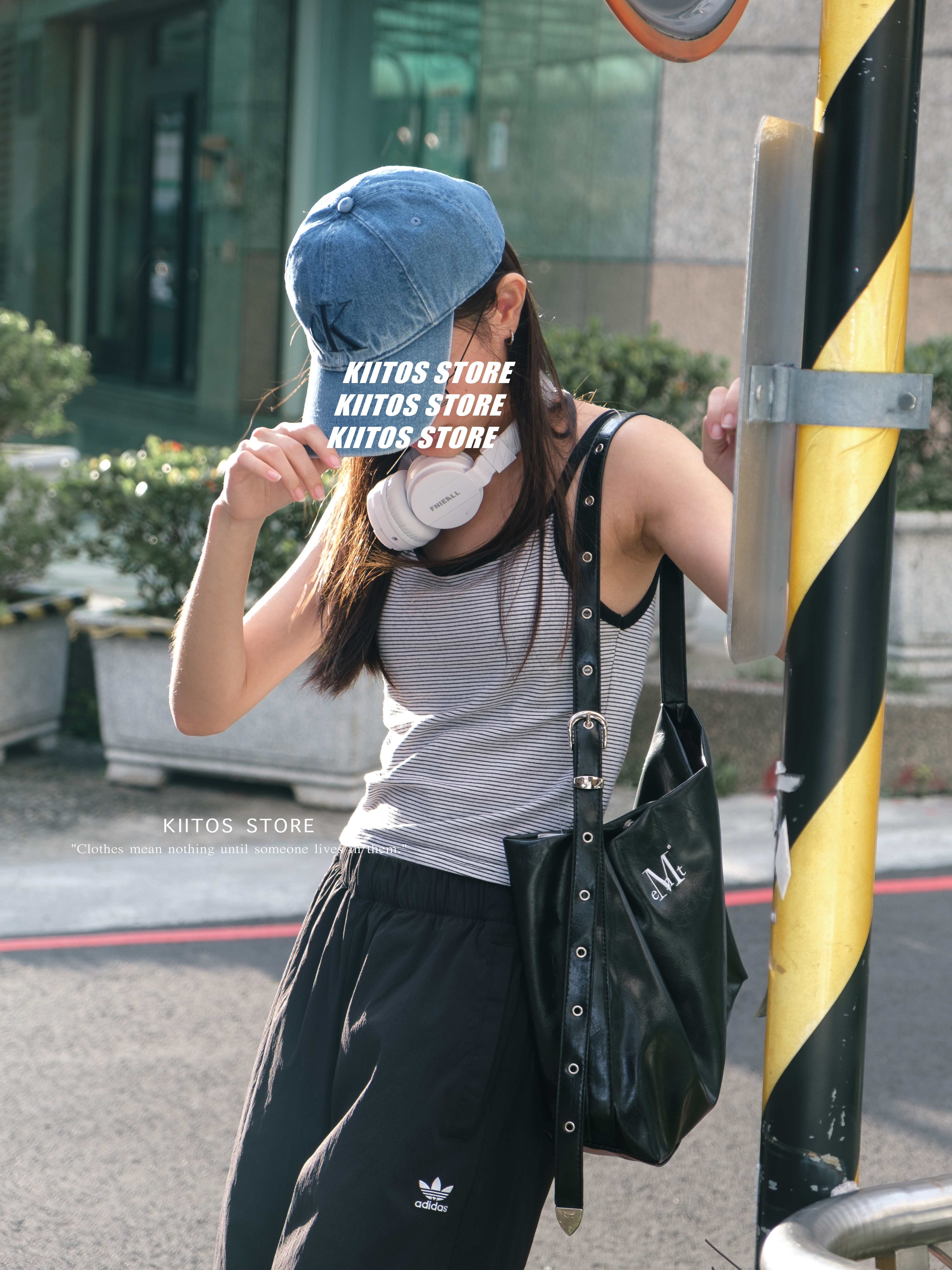 【現貨】韓國代購 MUCENT WESTERN LEATHER SHOULDER BAG 超大容量 皮革皮帶包 單肩包 斜背包