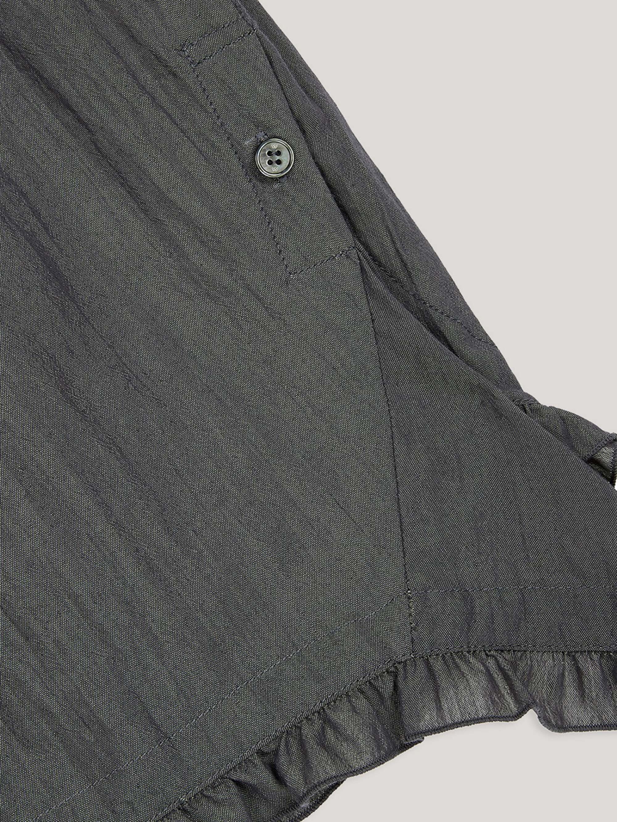 OPEN YY RUFFLE POLO SHIRT 5BJH1500 グレー OPEN YY RUFFLE POLO SHIRT 5BJH1500 グレー