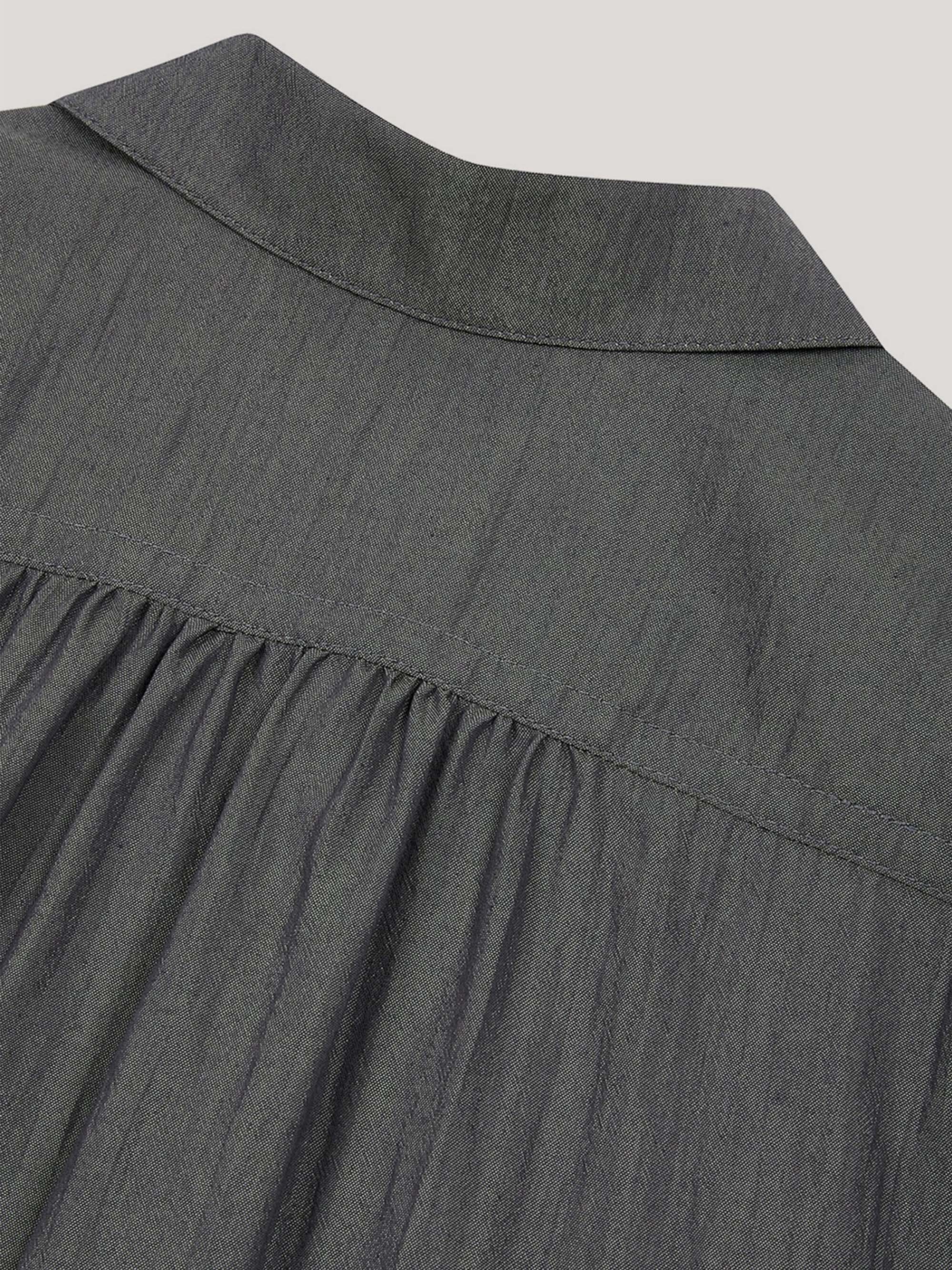 OPEN YY RUFFLE POLO SHIRT 5BJH1500 グレー OPEN YY RUFFLE POLO SHIRT 5BJH1500 グレー