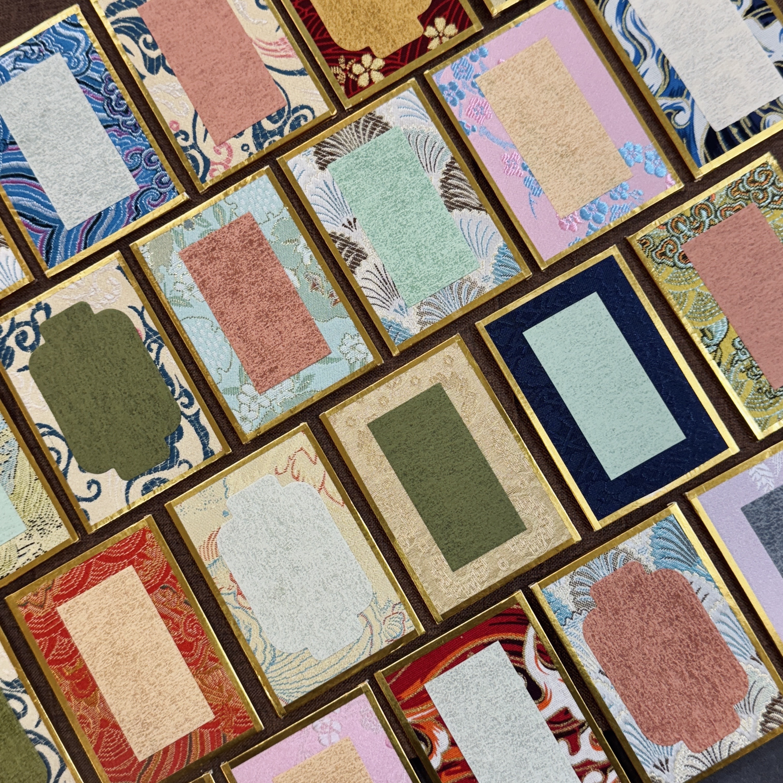 宋錦楮箋畫仙板6x8.5cm 10張入