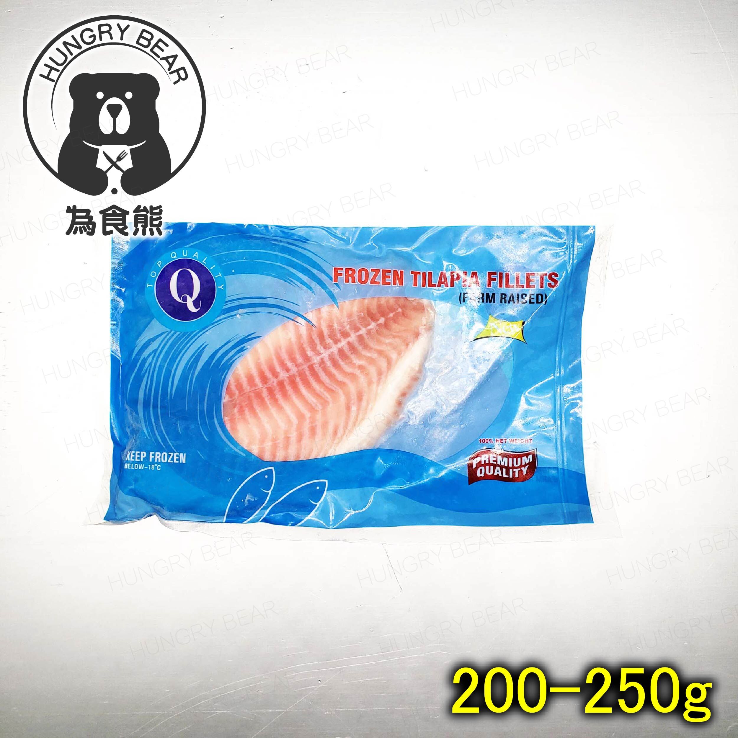 立魚柳扒 (200-250g) (1條) (急凍-18°C)