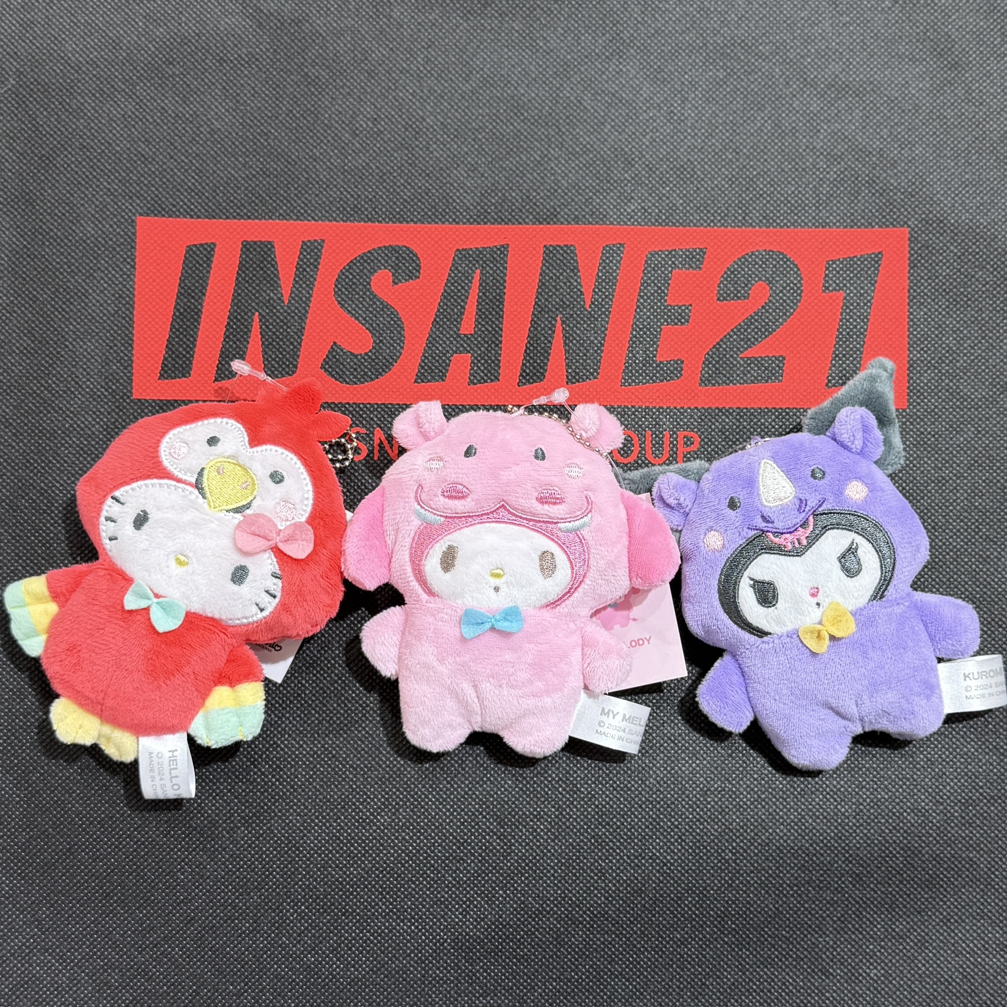 SANRIO 三麗鷗家族 裝扮動物系列 HELLO KITTY  吊飾  玩偶 日本代購