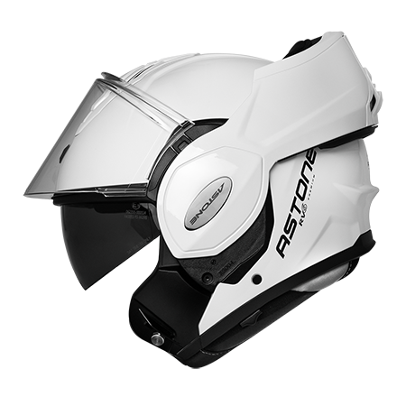 ASTONE RV6 素色 後掀式安全帽 亮白