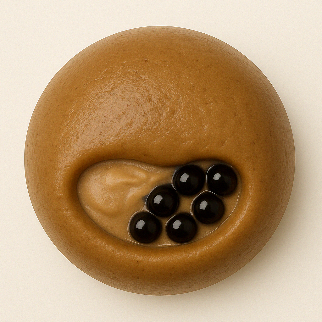 【批量生產】黑糖珍珠奶茶粿