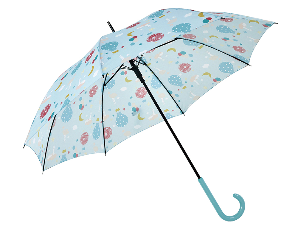 RAINSTORY熱汽球兔抗UV自動開直骨傘
