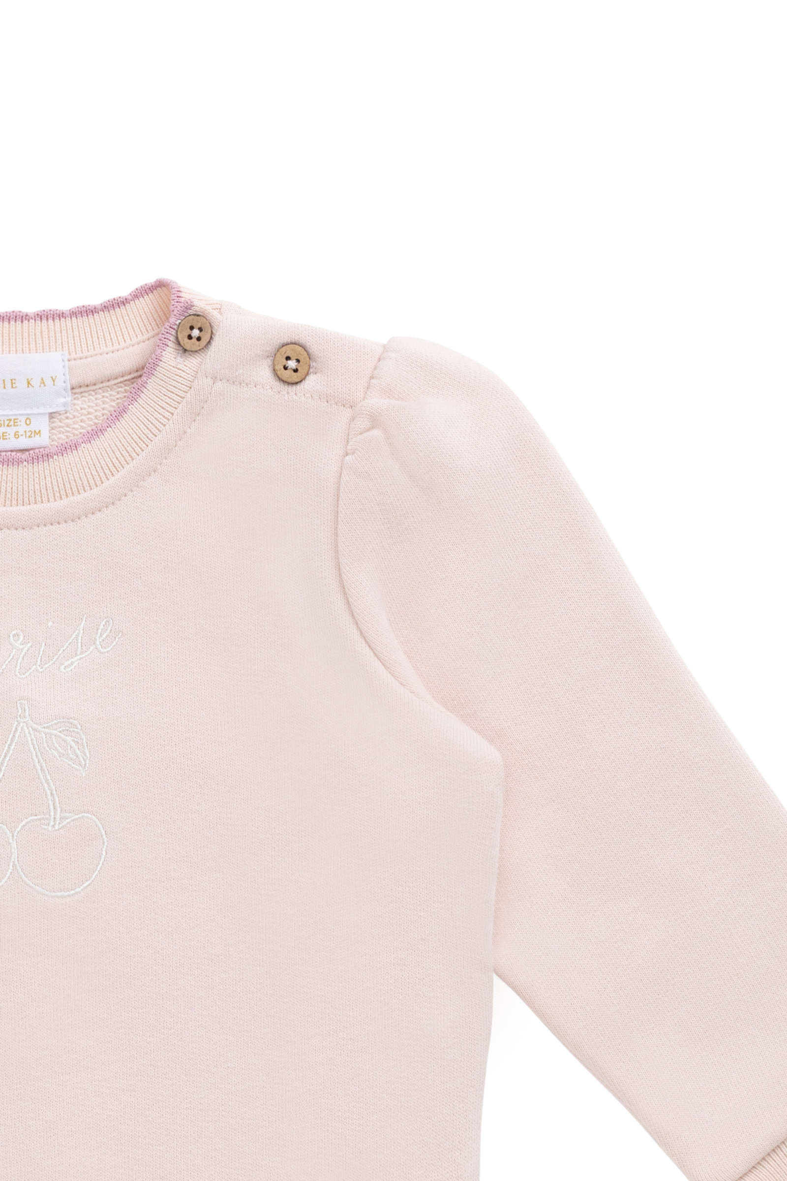 【預購】JAMIE KAY - Organic Cotton Monroe Sweatshirt（Morganite Cerise）