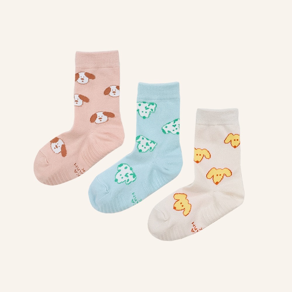 低彩狗狗圖鑑3入組