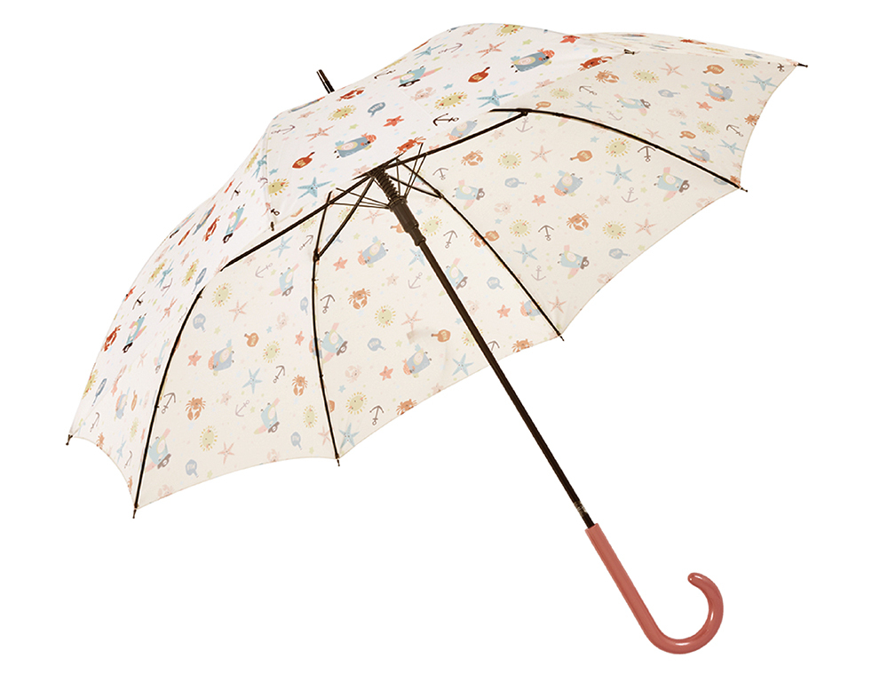 RAINSTORY海盜鸚鵡抗UV自動開直骨傘