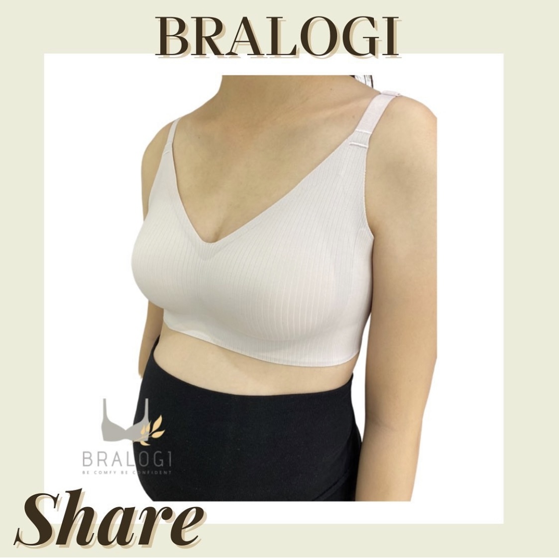 1813 瞬間涼感柔軟無鋼圈無痕內衣 M-XXL