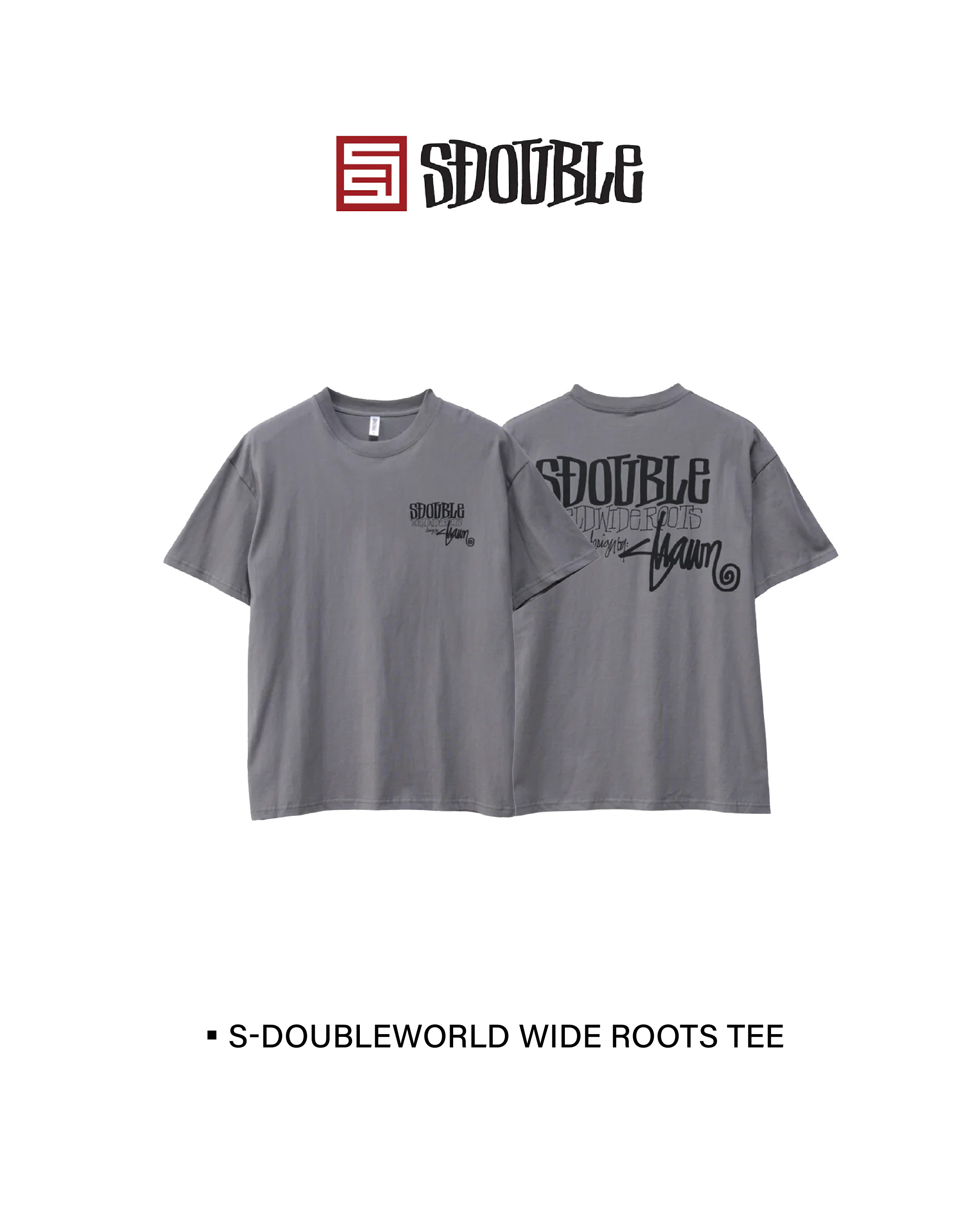 S/Double World Wide Roots Tee 全球根基短TEE