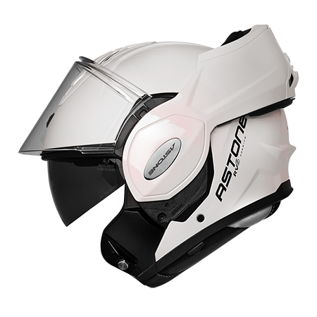 ASTONE RV6 後掀式安全帽 變色白粉