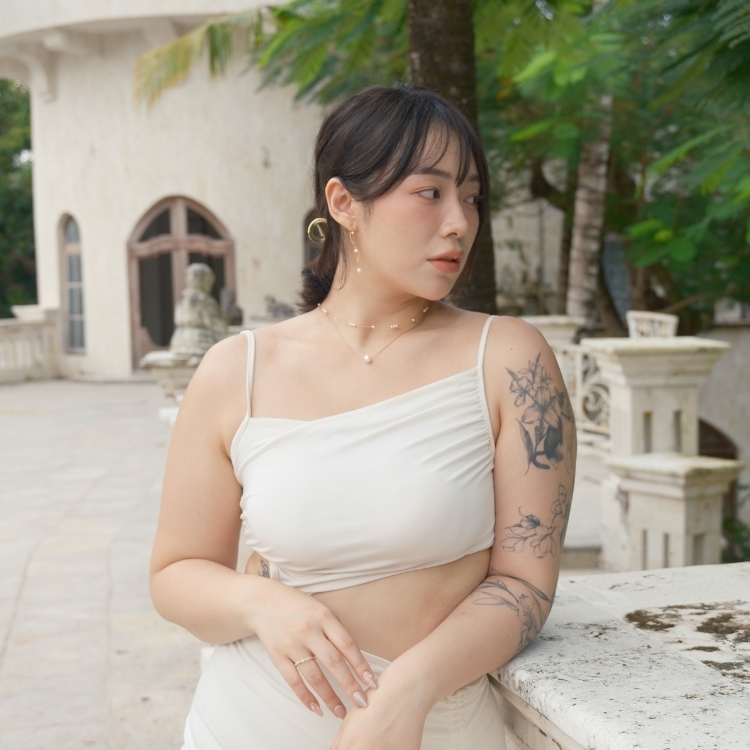 珠光海岸線 日本貝珠 珍珠 鈦鋼項鍊