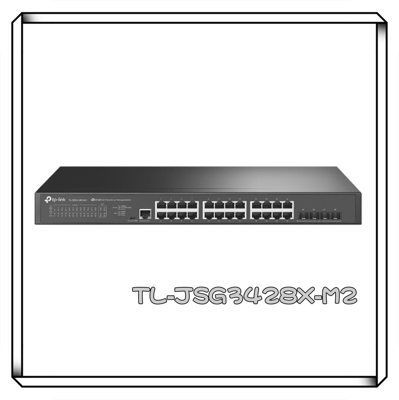 TP-LINK JSG3428X-M2 etStream 24 埠 2.5GBASE-T L2+ 管理型交換器