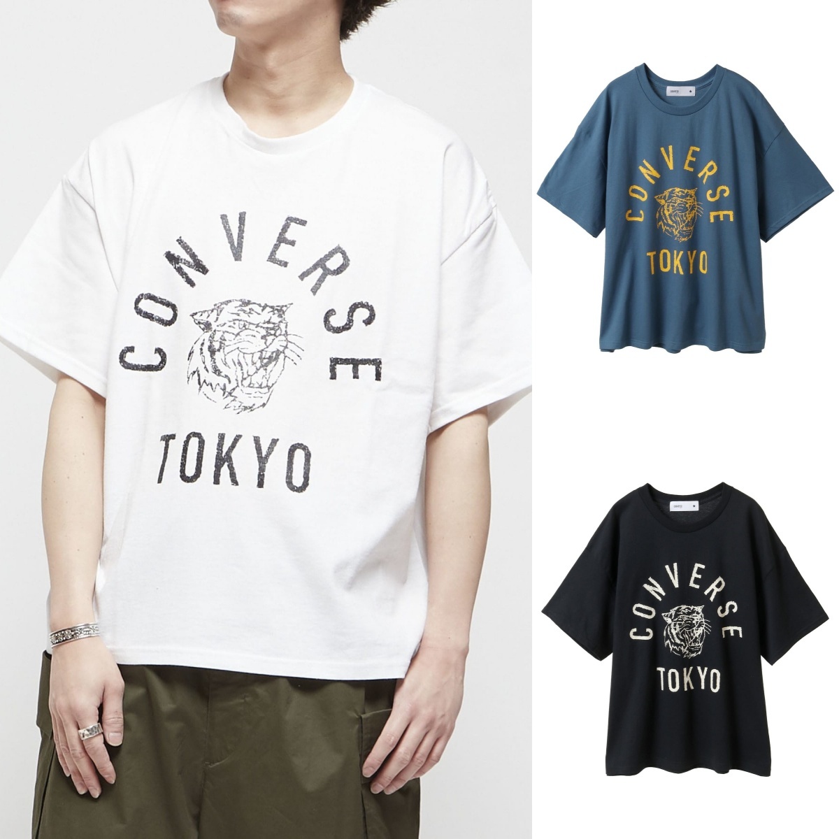 預購┃日本限定 CONVERSE TOKYO TIGER LOGO PRINT TEE 老虎 短袖 T恤