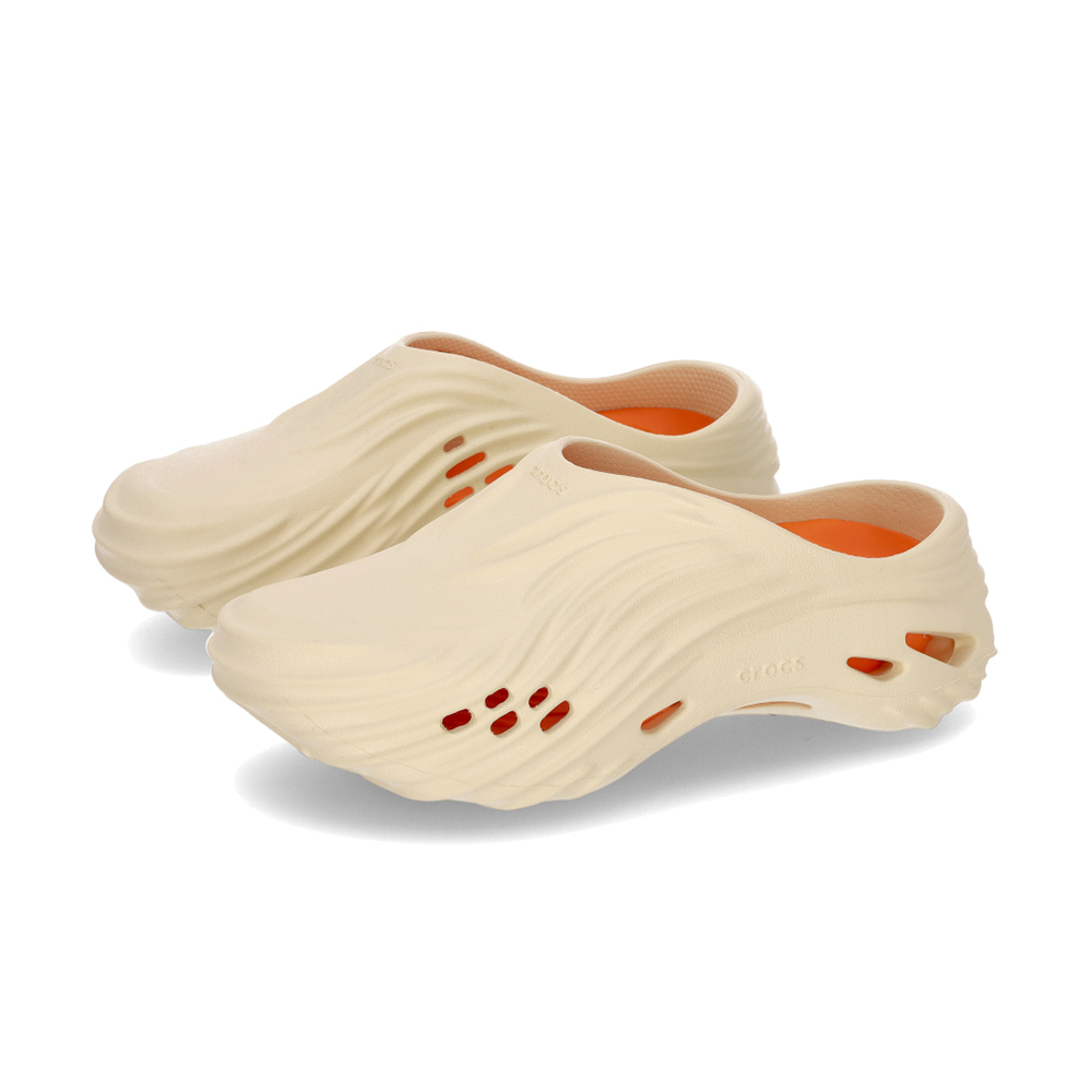 Crocs 男款 女款 米橘色 中性 卡駱馳 休閒 運動 涼拖鞋 210521108