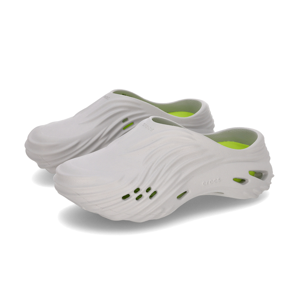 Crocs Echo Wave 男款 女款 螢光綠灰色 中性 卡駱馳 休閒 運動 涼拖鞋 2105211FT