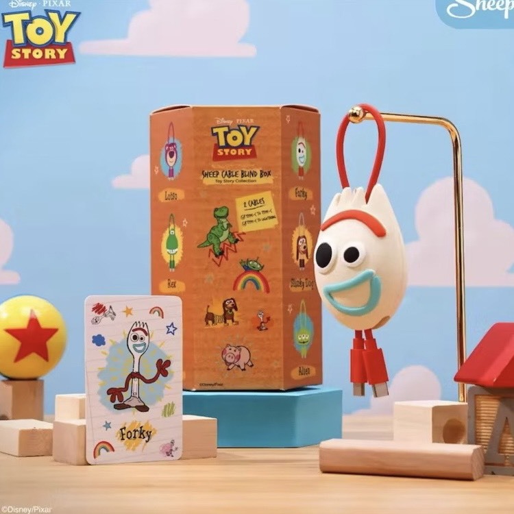 泰國正版授權 Toy Story 玩具總動員 充電線 盲盒  現貨+預購