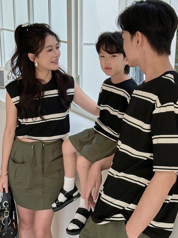 韓版寬條紋上衣