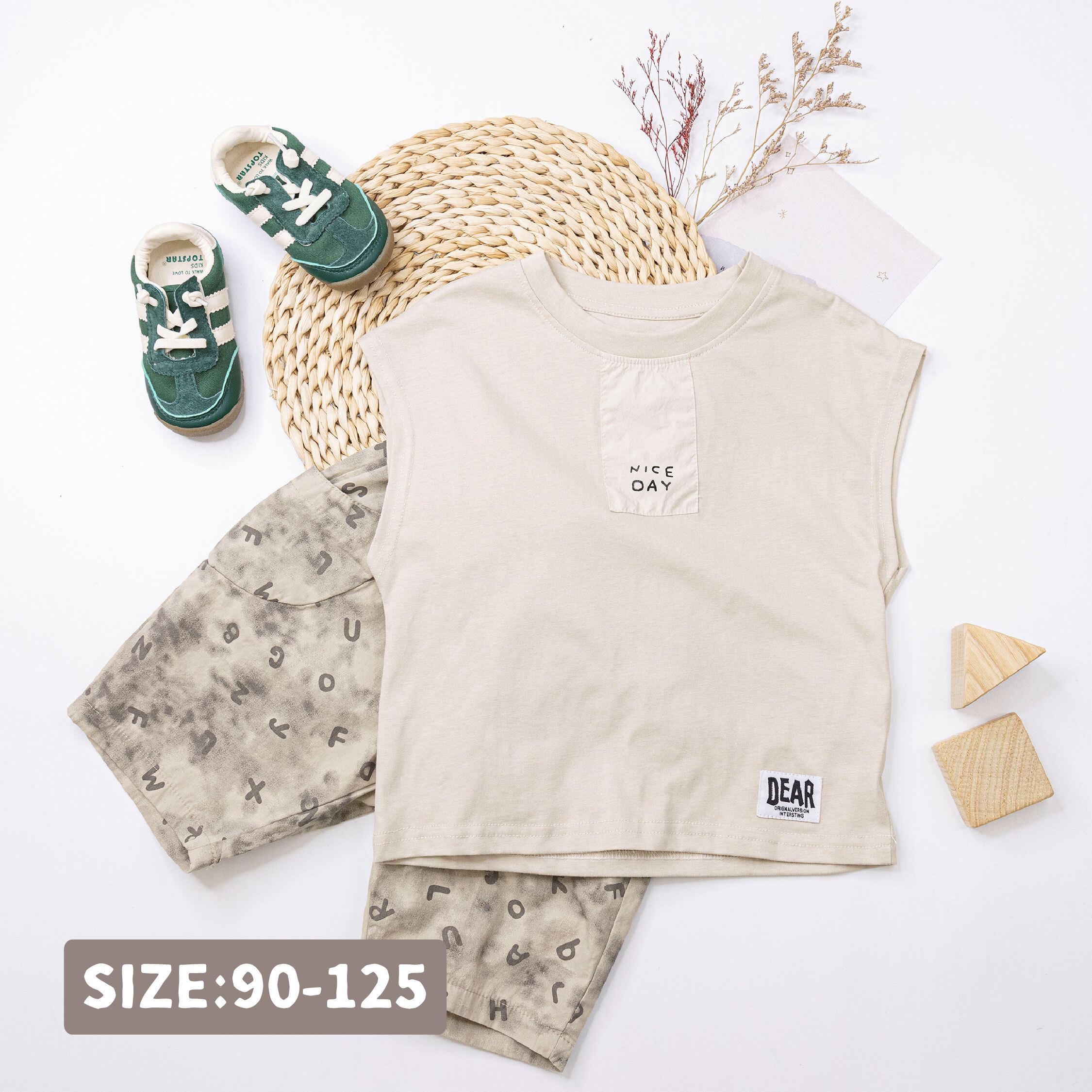 NICE DAY日系文青背心/上衣 (H50670)