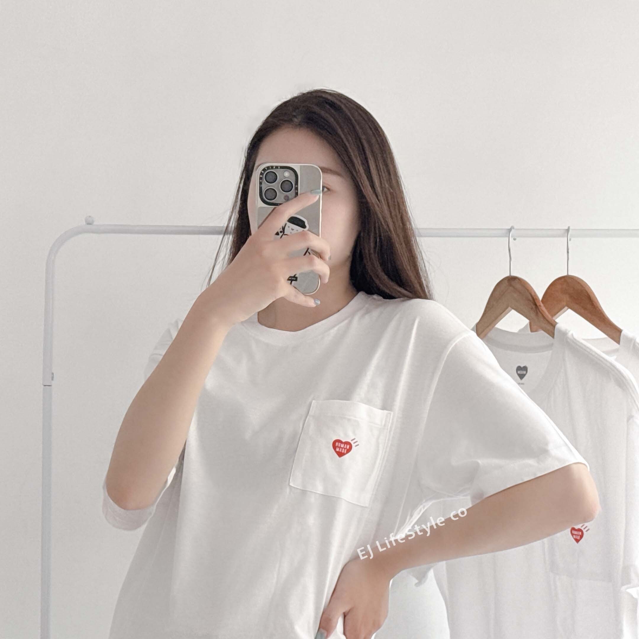 HUMAN MADE 3-PACK POCKET T-SHIRT SET 愛心 口袋短袖 短T 三件一組 白 黑 灰 / 現貨