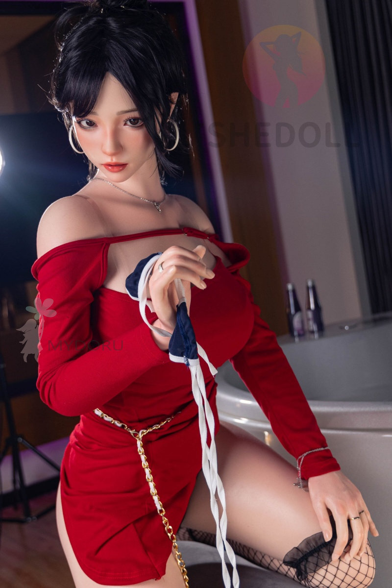 SHEDOLL 165cm 薔薇 F-cup 矽膠 紅衣誘惑 美人
