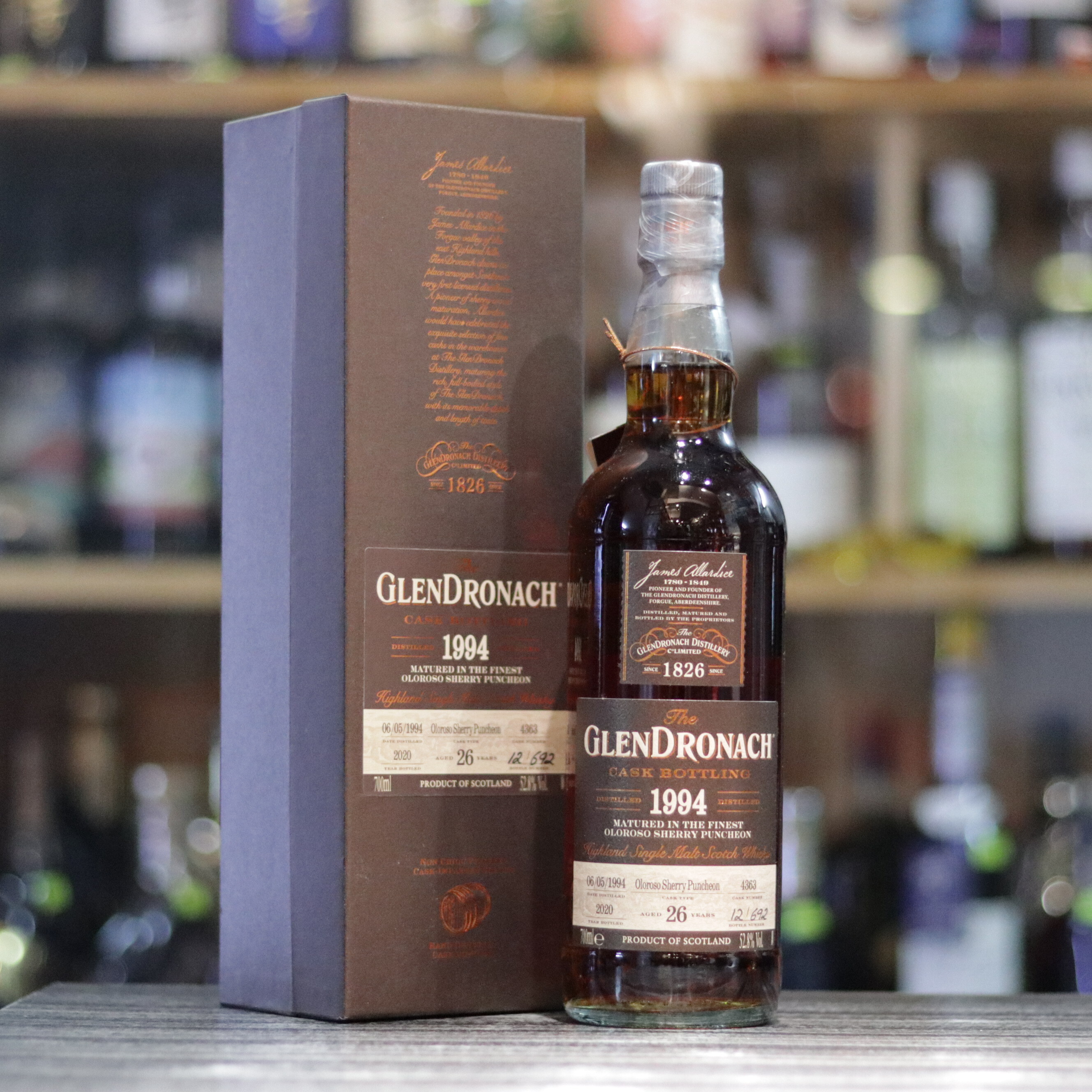 Glendronach Single Cask 1994 #4363 26YO - 70cl/52.8%