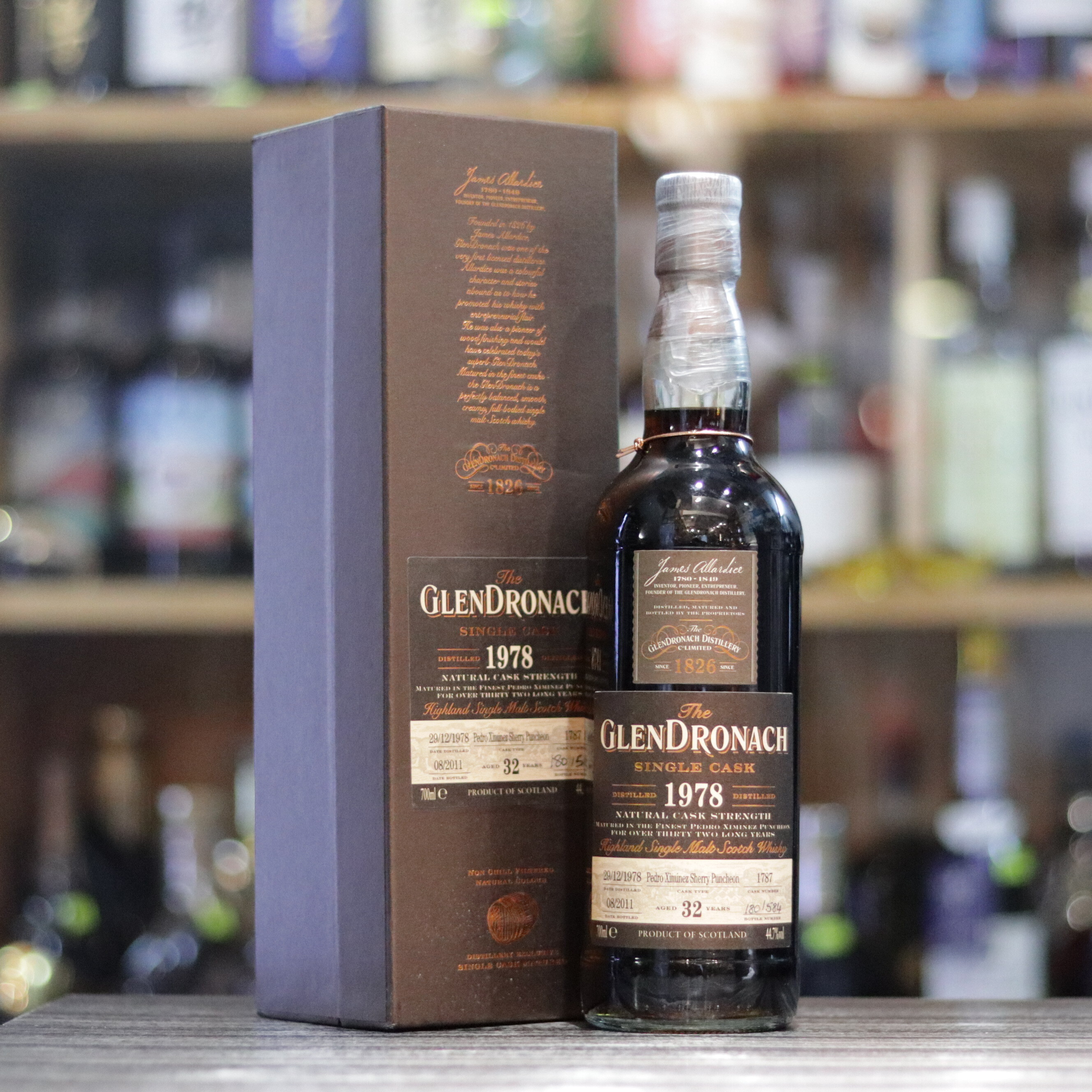 Glendronach 1978 Single PX Cask 32 Year Old #1787 - 70cl/44.7%