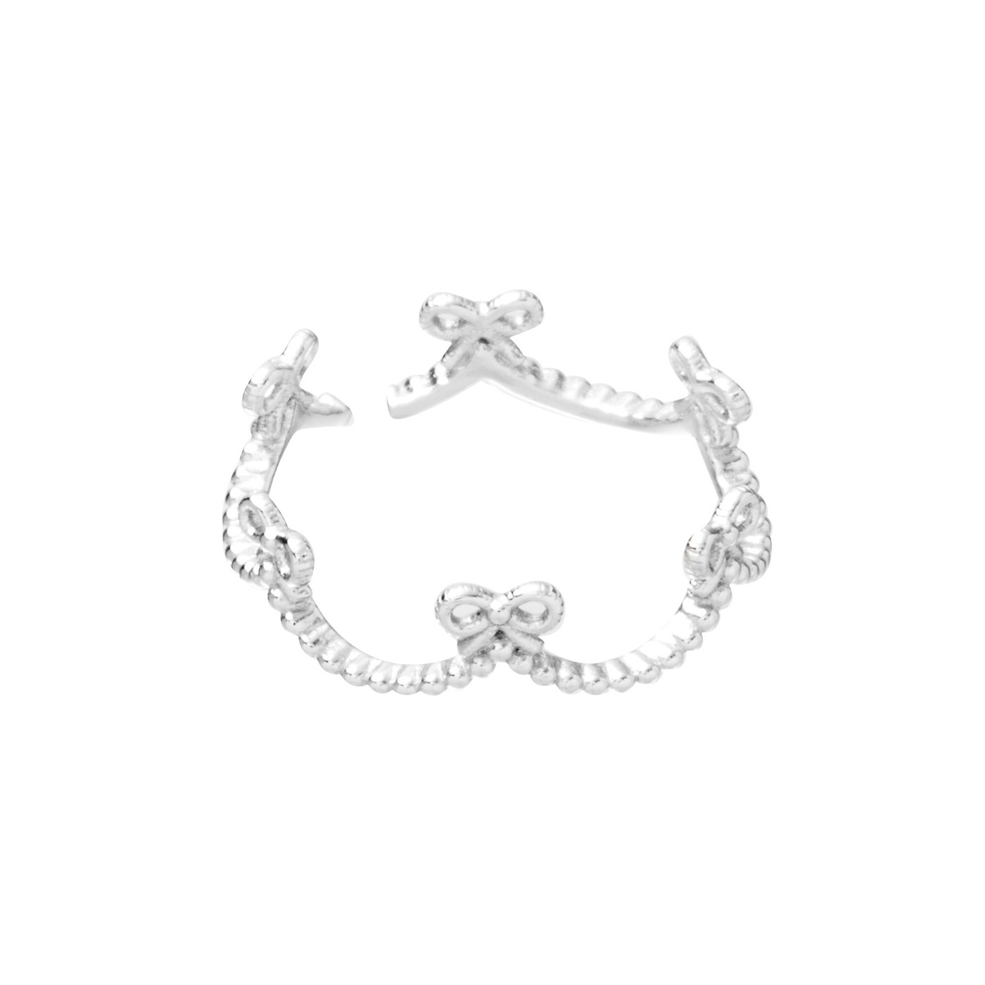 平價飾品,純銀,蝴蝶結,戒指