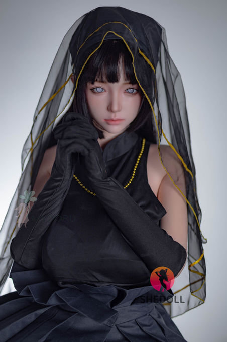 SHEDOLL 163cm 楚玥 H-cup 矽膠 COS黒紗 美人
