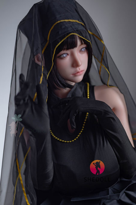 SHEDOLL 163cm 楚玥 H-cup 矽膠 COS黒紗 美人