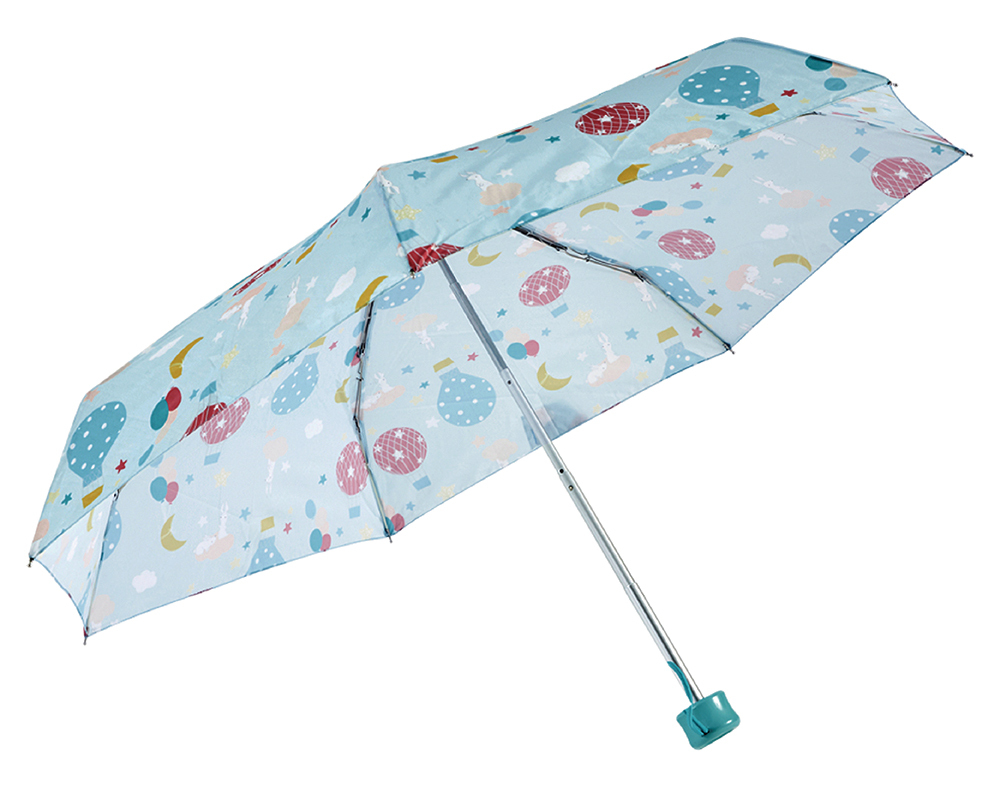 RAINSTORY熱汽球兔抗UV手開迷你口袋傘