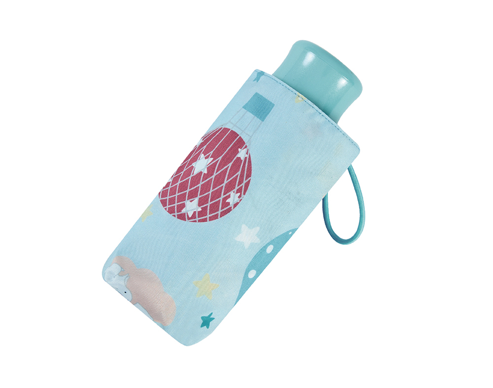 RAINSTORY熱汽球兔抗UV手開迷你口袋傘