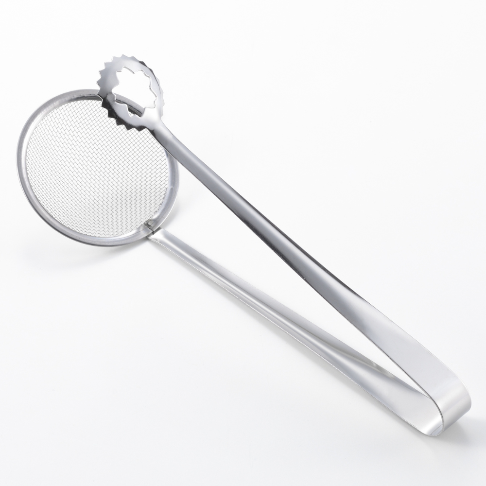 《YOKOYAMA》燕熟之技系列 日本製全不鏽鋼濾夾二合一料理夾