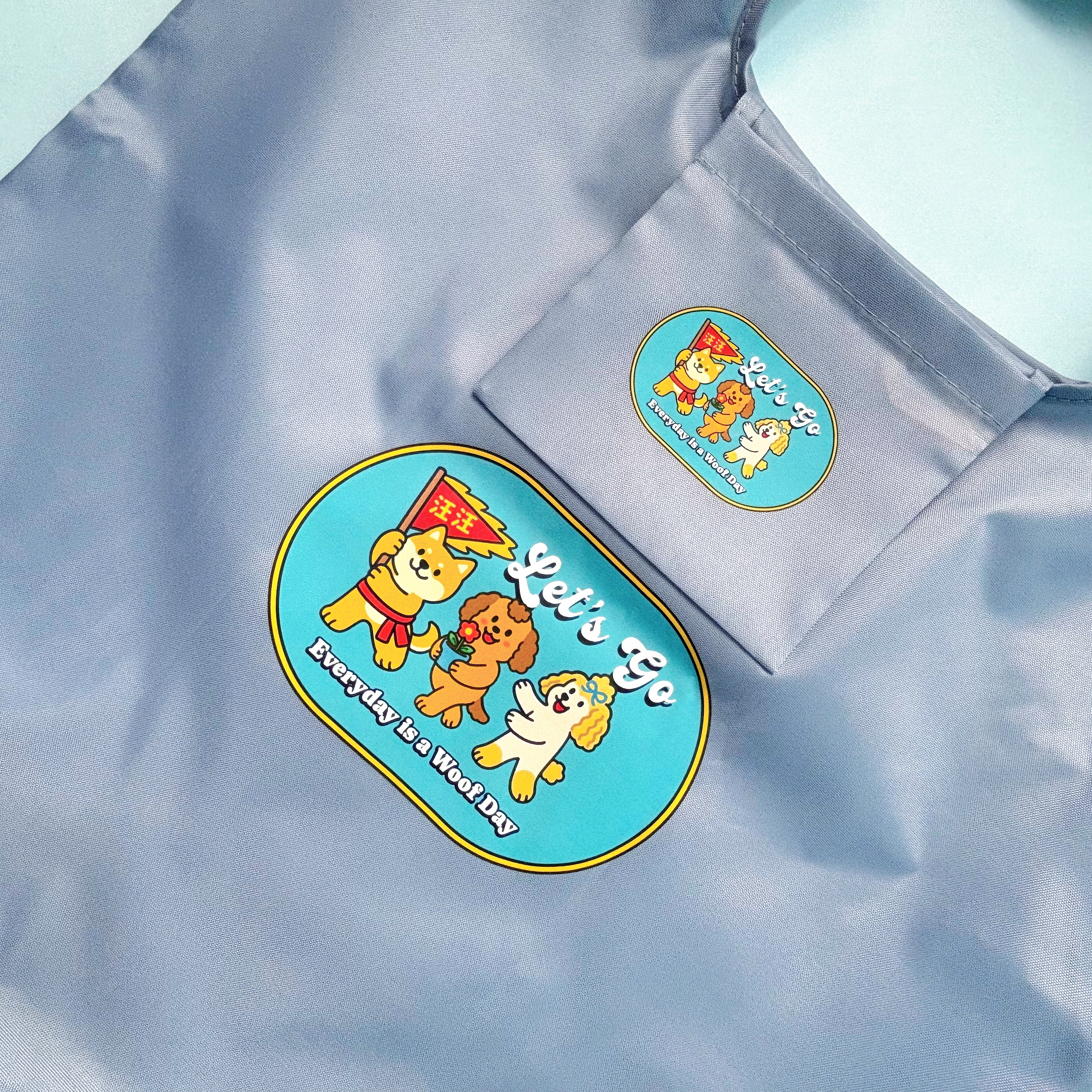 汪喵香港遊系列  | Lets Go 每日都是汪汪日 |摺疊環保袋