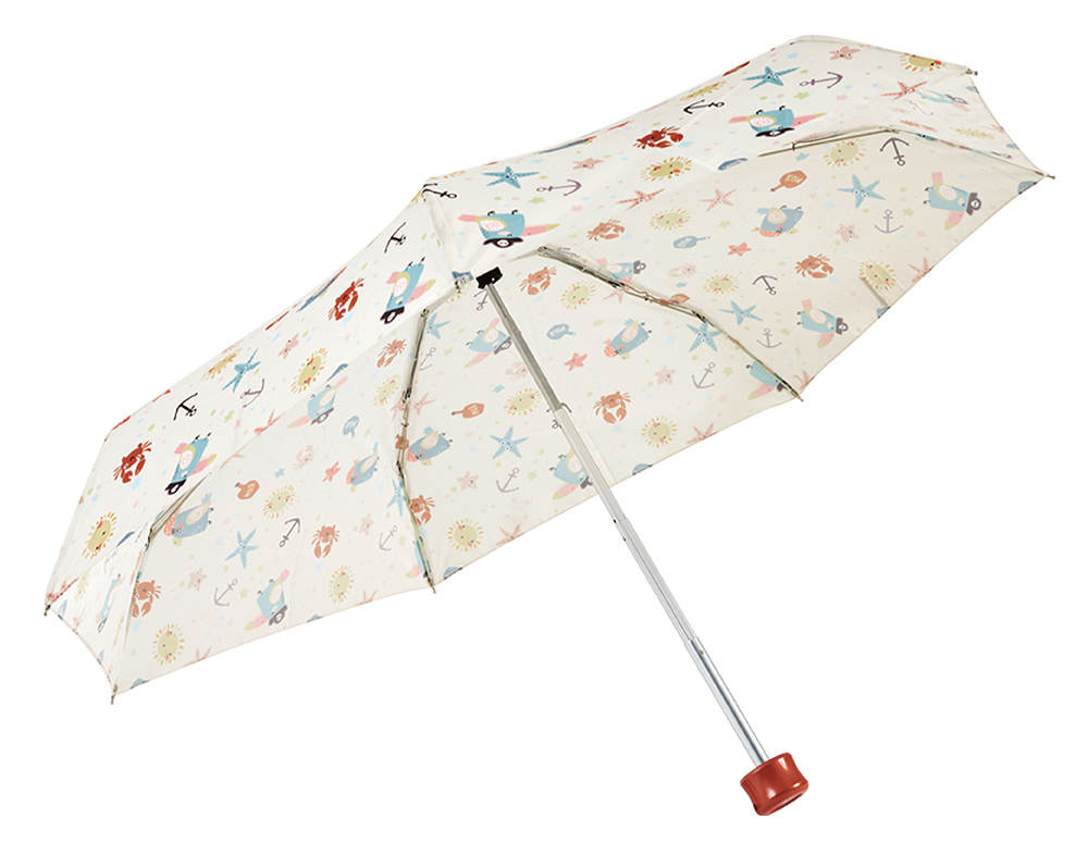 RAINSTORY海盜鸚鵡抗UV手開迷你口袋傘