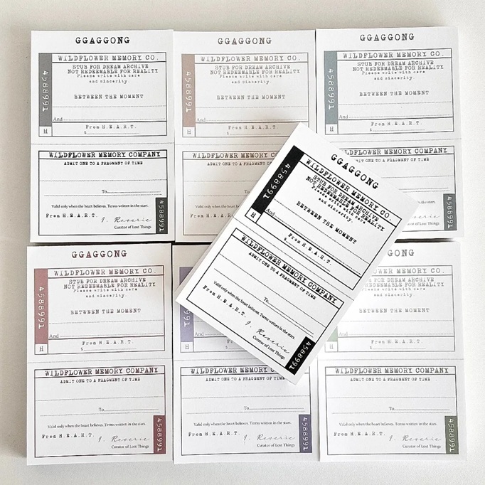 韓國 ggaggong．夢想檔案 便箋本