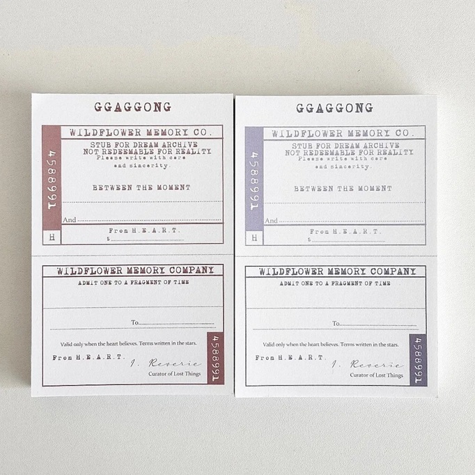 韓國 ggaggong．夢想檔案 便箋本