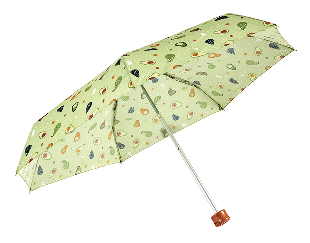 RAINSTORY酪梨寶寶抗UV手開迷你口袋傘