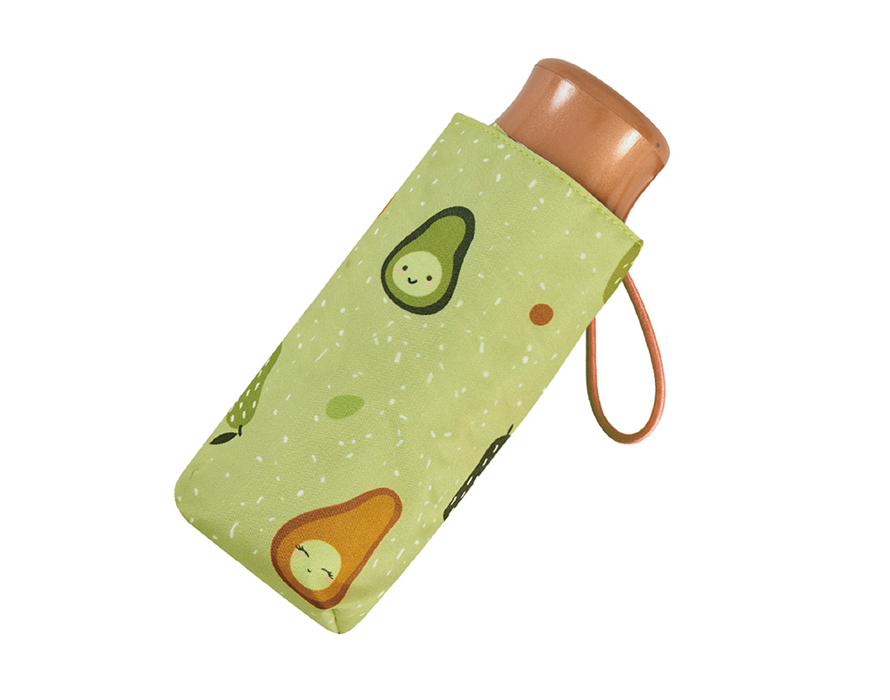 RAINSTORY酪梨寶寶抗UV手開迷你口袋傘